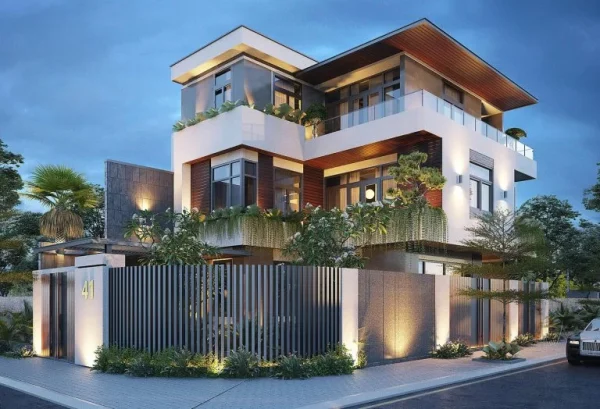 Chiêm ngưỡng thiết kế nhà phố 2 mặt tiền hiện đại đẹp mê ly Lưu ý khi thiết kế nhà phố 2 mặt tiền