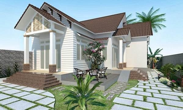 Mê đắm 9 mẫu nhà cấp 4 chữ L 4 phòng ngủ đẹp siêu dễ xây Thiết kế nhà cấp 4 chữ L 4 phòng ngủ 150m2
