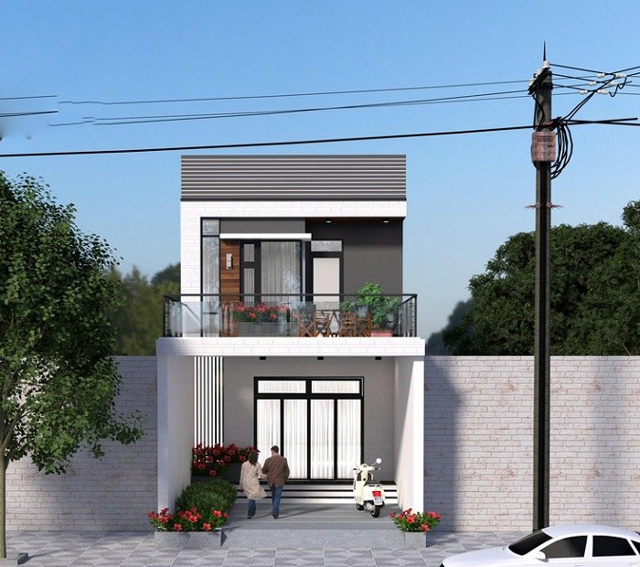 Dự trù chi phí xây dựng nhà ống 2 tầng 70m2 và những mẫu nhà đẹp chi phí xây nhà ống 2 tầng 70m2
