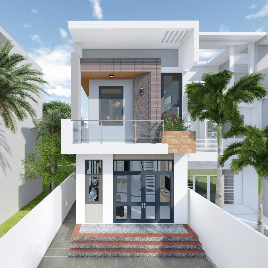 Dự trù chi phí xây dựng nhà ống 2 tầng 70m2 và những mẫu nhà đẹp thiet ke nha dep