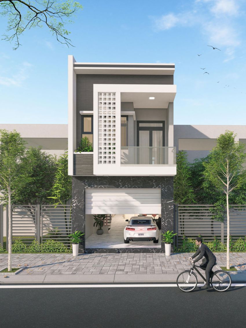 Dự trù chi phí xây dựng nhà ống 2 tầng 70m2 và những mẫu nhà đẹp thiet ke nha dep