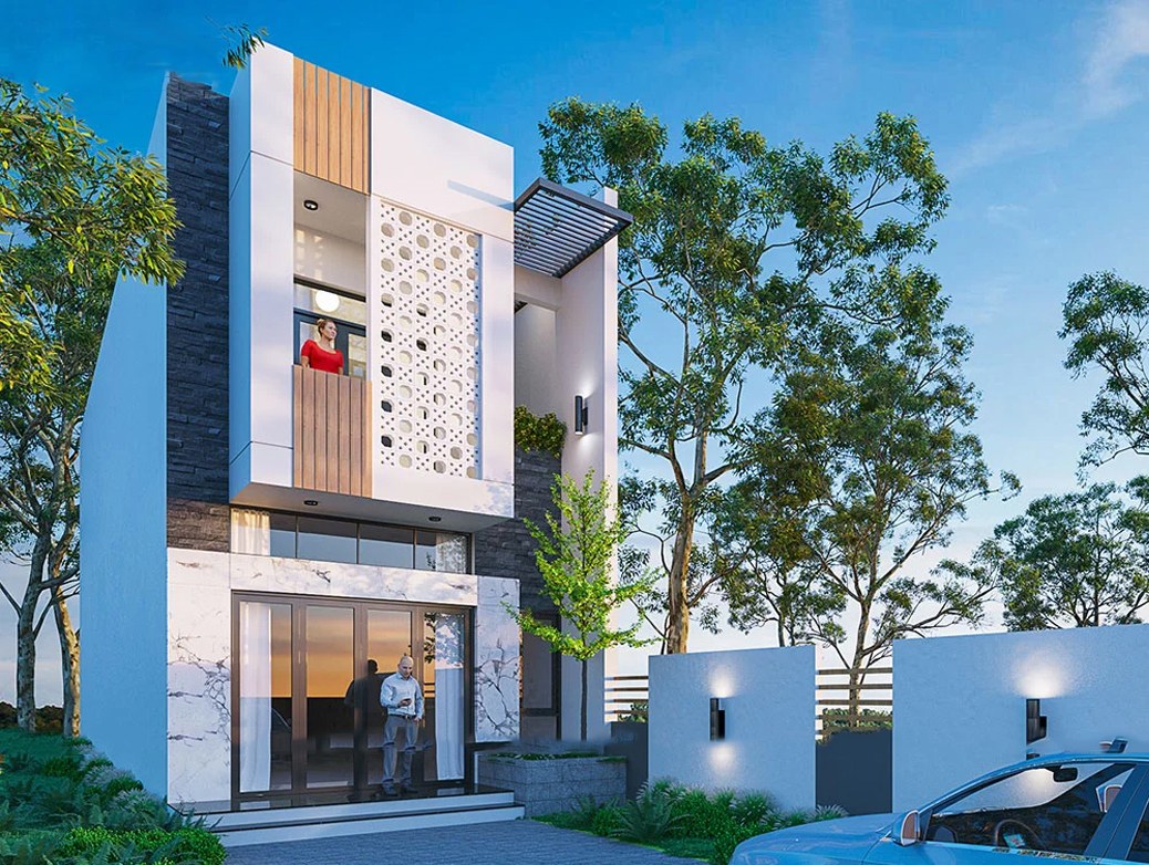 Dự trù chi phí xây dựng nhà ống 2 tầng 70m2 và những mẫu nhà đẹp nhà ống 2 tầng đẹp 70m2