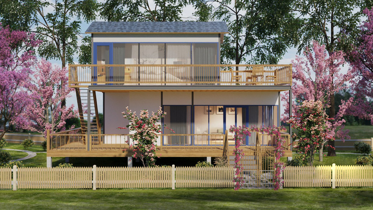 Kinh nghiệm thiết kế – thi công nhà tiền chế 100m2 Nhà tiền chế 100m2 sử dụng khung thép, kết hợp với các vật liệu siêu nhẹ khác như tôn, tấm lợp,...