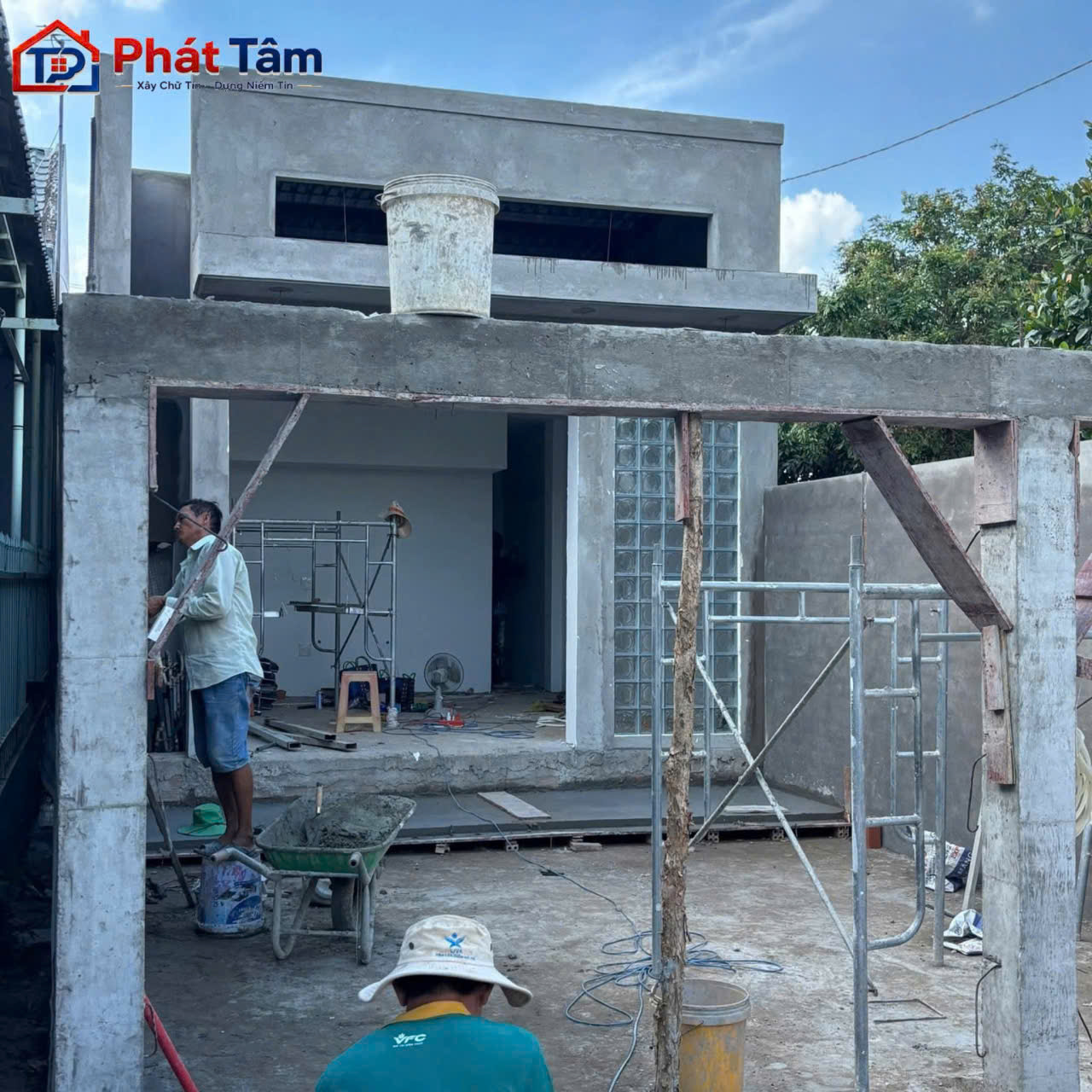 Cập nhật công trình nhà cô Lý